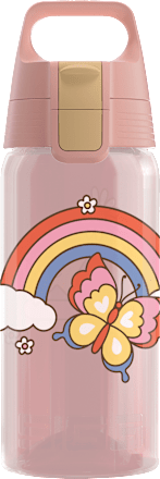 Trinkflasche Kinder Viva One Rainbow rosa, 500 ml, 1 St