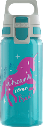 Trinkflasche Kinder Viva One türkis Einhorn, 500 ml, 1 St SIGG