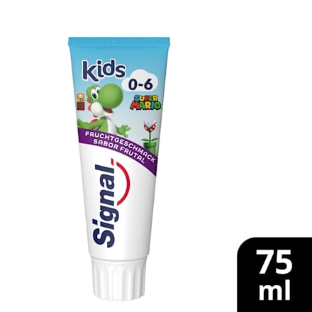 Tandpasta Kinderen Fruitsmaak, 0 tot 6 jaar, 75 ml