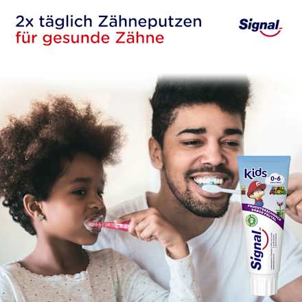 Zahnpasta Kinder Fruchtgeschmack, 0 bis 6 Jahre, 75 ml