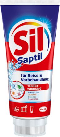 Sil Saptil handzeep voor op reis &amp; voorbehandeling met borstel, 200 ml