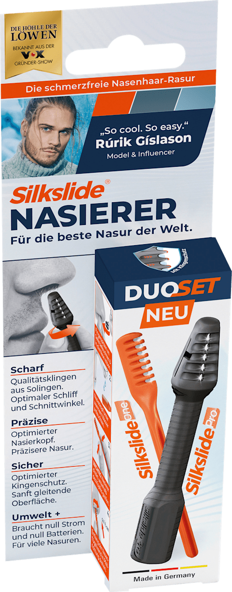 Silkslide Épilateur de poils de nez, Duo Set pour le nez, 2 pcs
