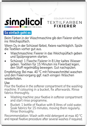 Farbfixierer für Textilfarbe expert, 1 St