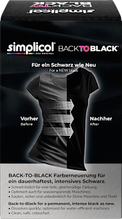 Textielverf Back to Black kleurvernieuwing, 400 g