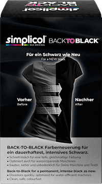 Textielverf Back to Black kleurvernieuwing, 400 g