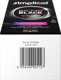 Textielverf Back to Black kleurvernieuwing, 400 g