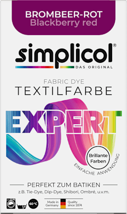 Textilfarbe expert Brombeer-Rot, 150 g