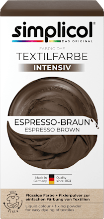 Textielverf intens espressobruin, 1 st