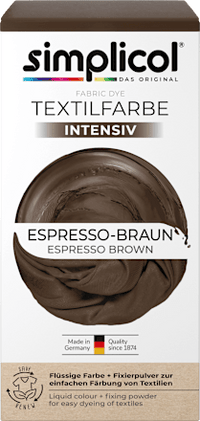 Textielverf intens espressobruin, 1 st
