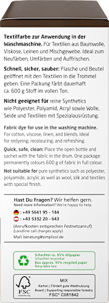 Textielverf intens espressobruin, 1 st