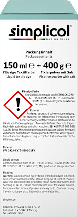 Textilfarbe intensiv Mint-Petrol, 1 St Simplicol
