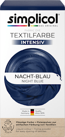 Textielverf intensief nachtblauw, 1 stuk
