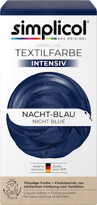 Textielverf intensief nachtblauw, 1 stuk