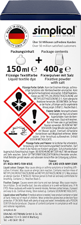 Textielverf intensief nachtblauw, 1 stuk