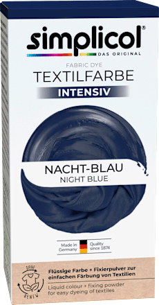 Textielverf intensief nachtblauw, 1 stuk