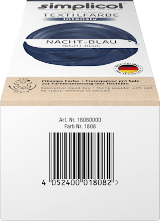 Textilfarbe intensiv Nacht- Blau, 1 St