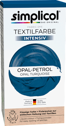 Textielkleur intensief opaal-petroleum, 1 st.