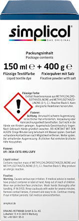 Textielkleur intensief opaal-petroleum, 1 st.