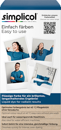 Textielkleur intensief opaal-petroleum, 1 st.