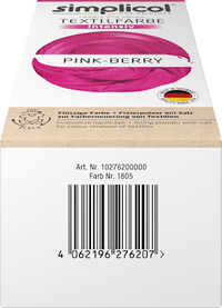Textilfarbe intensiv Pink-Berry, 1 St