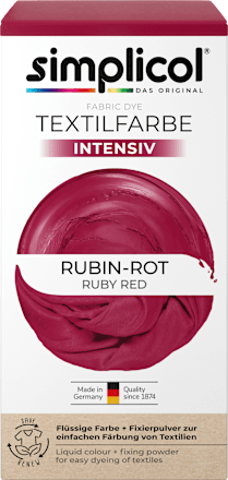 Textielverf intensief robijnrood, 1 st.