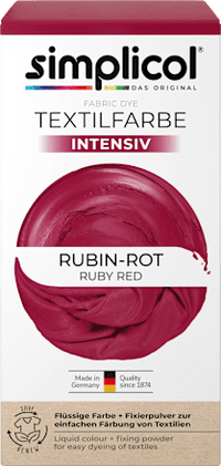 Textielverf intensief robijnrood, 1 st.