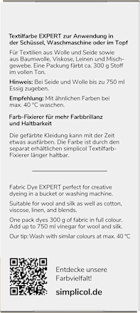 Textilfarbe Mohn-Rot, 150 g