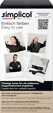 Textielverf fluweelzwart, 1 stuk