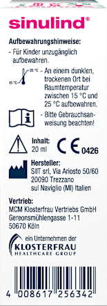 Zeewater neusspray Aloë Vera, 20 ml