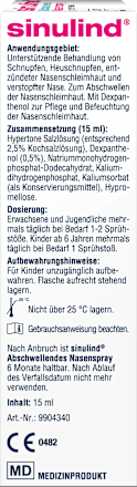 Nasenspray abschwellend, 15 ml