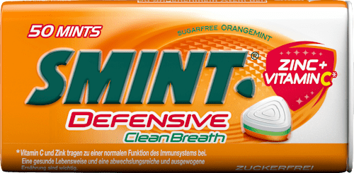 Pastilles, 2u Defensive Orange Mint, suikervrij, 35 g
