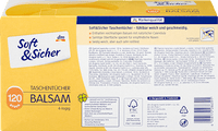 Tissues Box Balsam 4-laags, 120 stuks