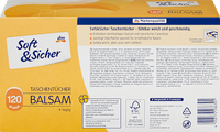 Tissues Box Balsam 4-laags, 120 stuks