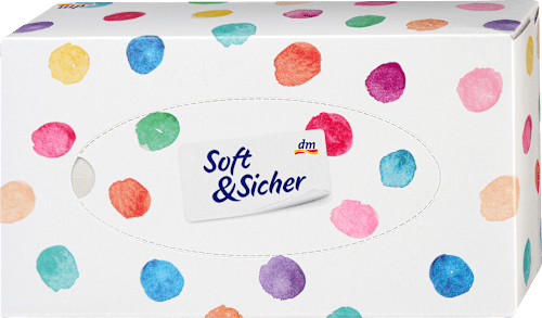 Taschentücher Box Design, 100 St Soft&Sicher