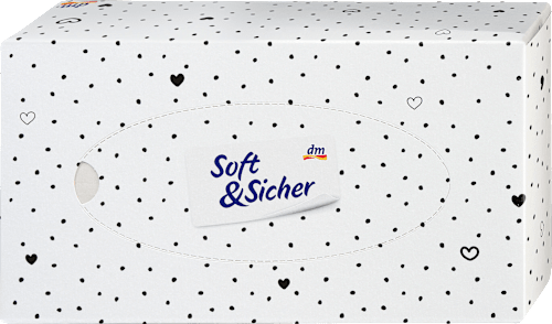 Taschentücher Box Design, 100 St Soft&Sicher