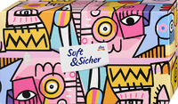 Taschentücher Box Design, 100 St Soft&Sicher