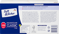 Taschentücher Box Design, 100 St Soft&Sicher