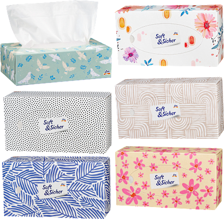 Taschentücher Box Design, 100 St