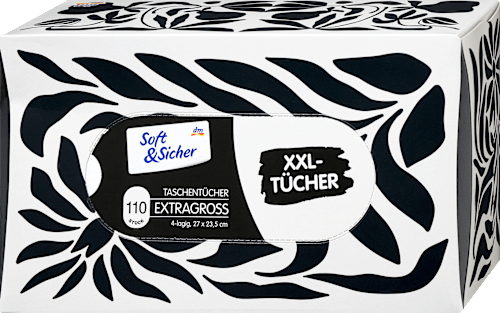 Tissuebox met extra grote tissues, 110 stuks