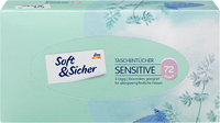 Tissues Box gevoelig 3-laags, 72 stuks
