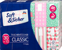 Zakdoeken Klassiek Design 4-laags (30x10 stuks), 30 stuks