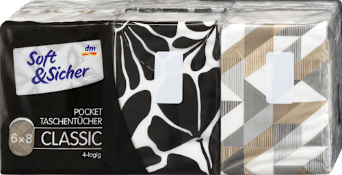 Zakdoeken (6x8 stuks), 6 stuks