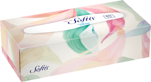 Tissues doos 4-laags, 80 stuks