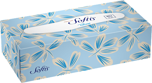 Tissues doos 4-laags, 80 stuks