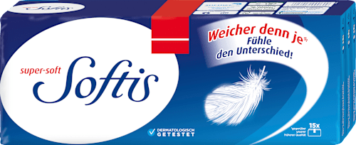 Taschentücher super-soft (15x9 St), 1 St