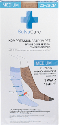 Compressiekousen maat M beige, 1 stuk