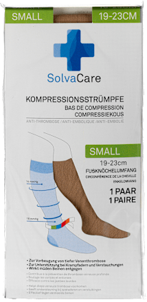 Compressiekousen maat S beige, 1 stuk