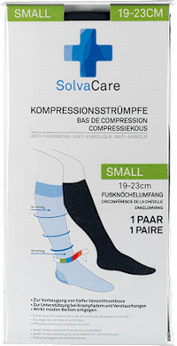 Kompressionsstrümpfe Größe S schwarz, 1 St