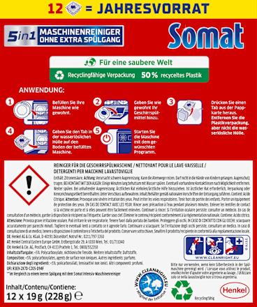 Maschinenreiniger-Tabs Maxipack, 12 St
