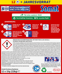 Maschinenreiniger-Tabs Maxipack, 12 St